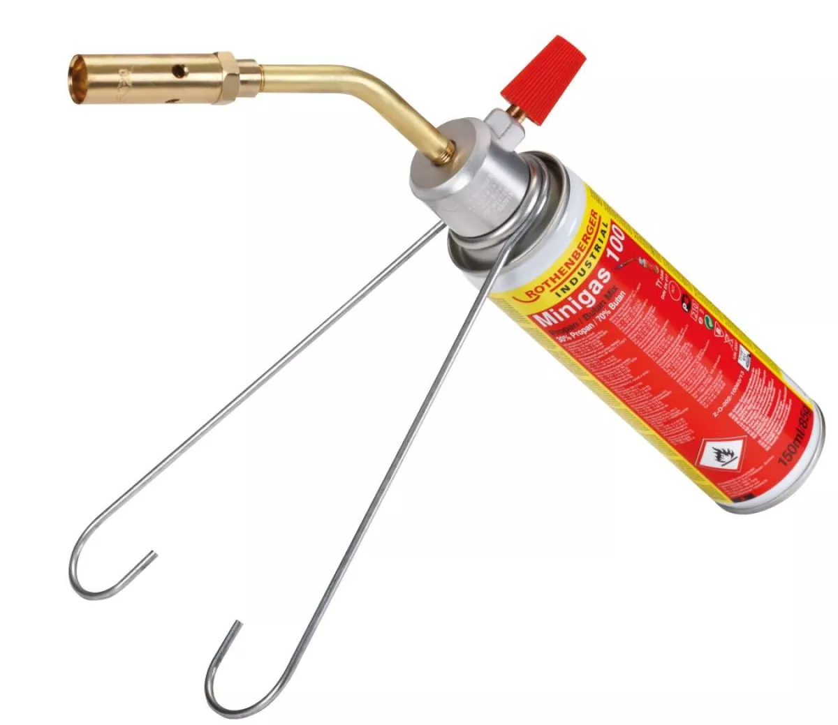 Rothenberger RoFire Mini 1450 mit Minigas Kartusche 150 ml