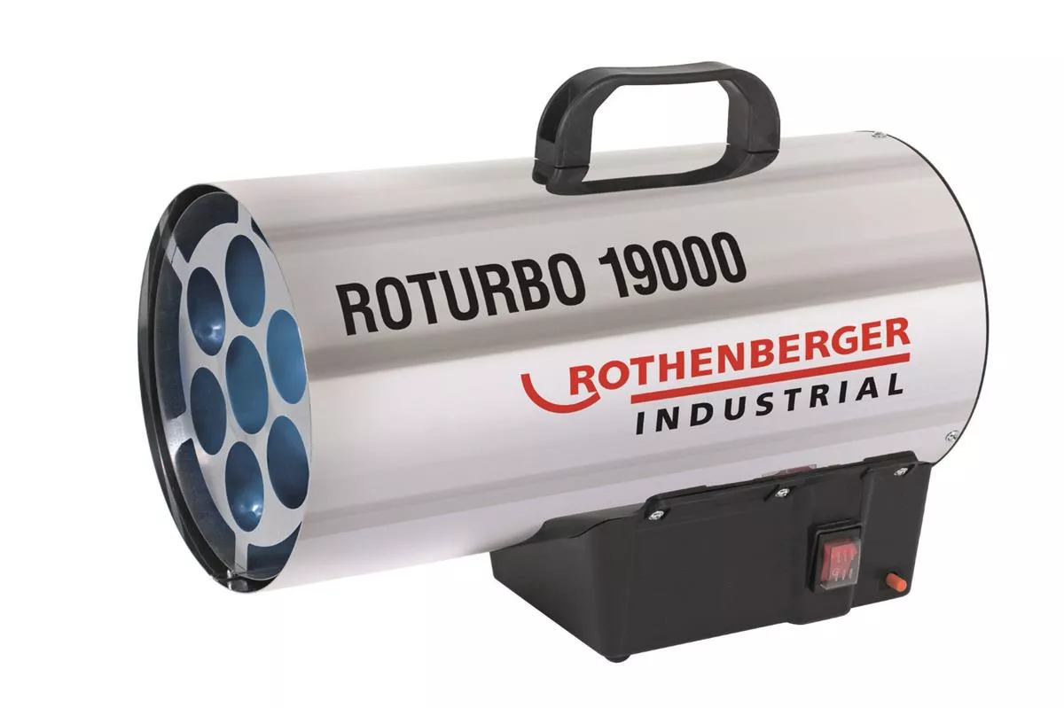 Rothenberger RoTurbo 19000 - Heizkanone mit Piezo Zündung für wettergeschützten Außenbereich