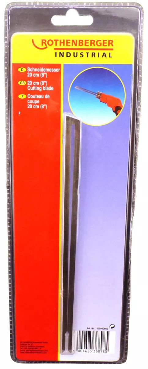 Rothenberger Schneidmesser 20 cm (8'') für Hartschaum- Handschneidegerät