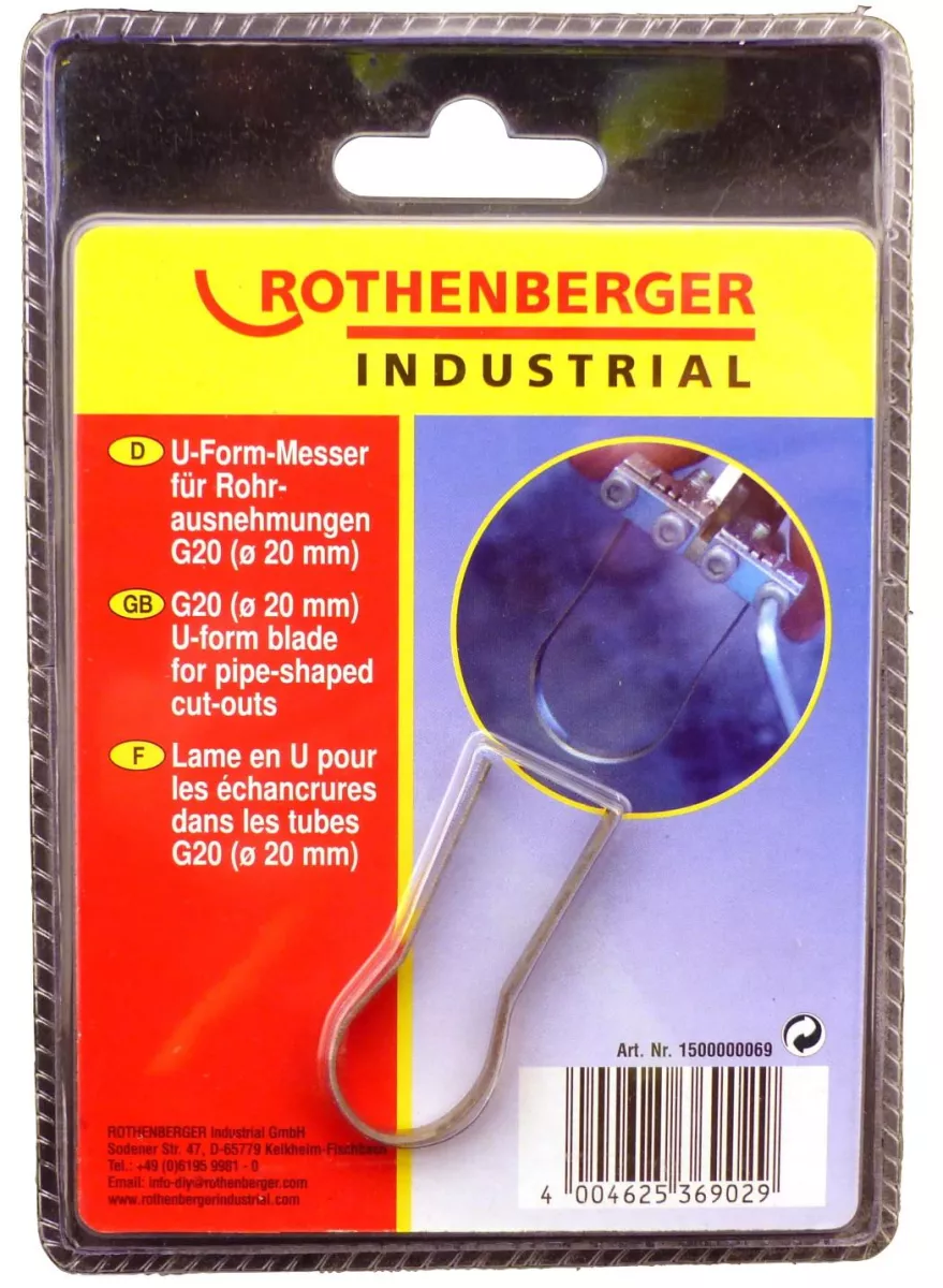 Rothenberger U-Form-Messer für Rohraus- nehmungen G20 mm