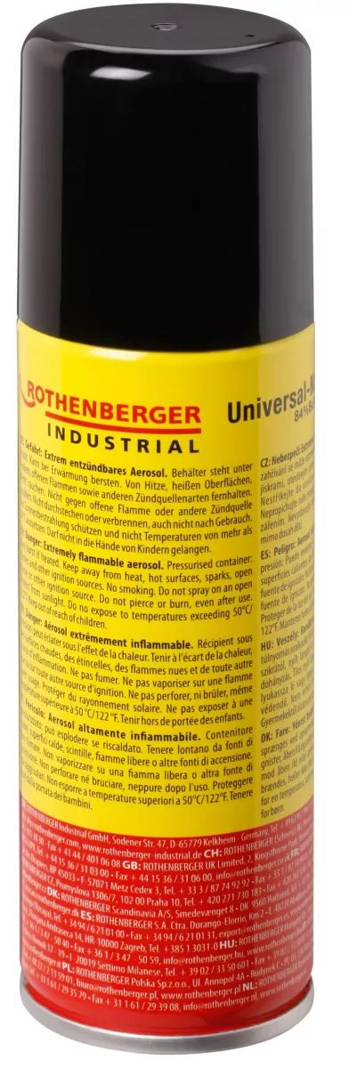 Rothenberger Universal Nachfüllgas für Feuerzeuge 100 ml - inklusive Adapterring