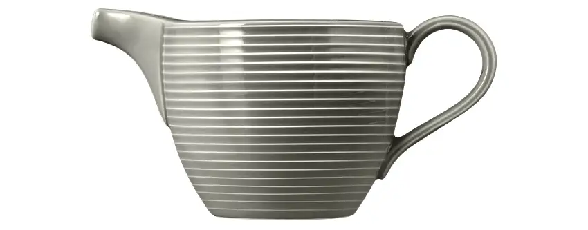 Seltmann Weiden, Beat : Perlgrau - Milchkännchen mit Relief, 0,29 ltr.