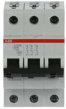 ABB S203M-B16 Sicherungsautomat 10kA,16A,3P