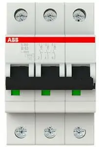 ABB S203-B63 Sicherungsautomat 6kA,63A,3P