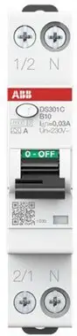 ABB DS301CA-B10/0,03 FI/LS-Schalter 6kA