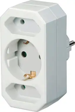Brennenstuhl Adapterstecker Euro 2 + Schutzkontakt