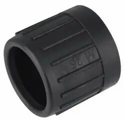 Fränkische E-Ku-E 50 schwarz UV-beständig Endtülle
