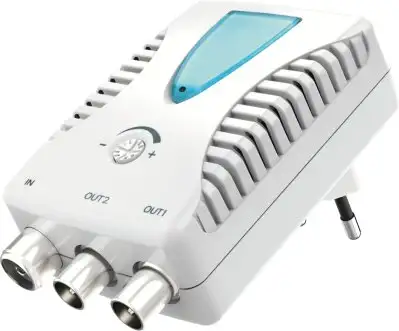 Hama 205228 BK/CATV-Verstärker für 2 Geräte