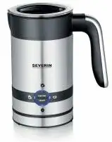 Severin SM 3584 Milchaufschäumer Schwarz, Edelstahl