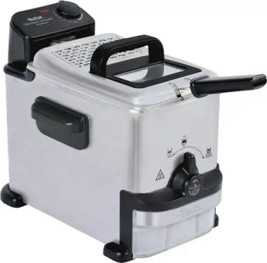 Tefal Oleoclean Compact Fritteuse 2 l, Automatisches Ölfilersystem FR701616