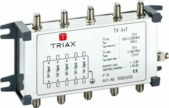 Triax TV 4+1 Koaxiales Schutzgerät SAT