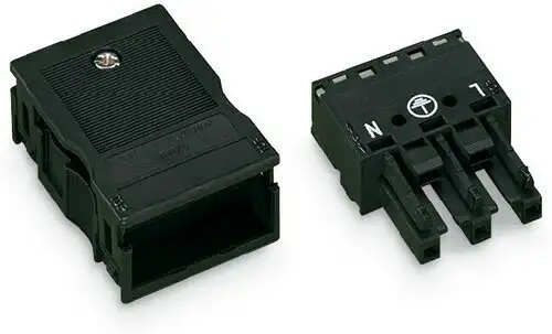 Wago 770-103 BUCHSENTEIL 3P. SCHWARZ