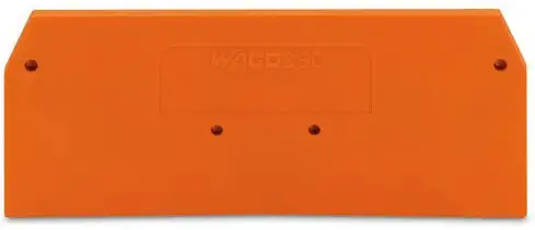 Wago 280-326 ABSCHLUSSPLATTE ORANGE (25 Stück)