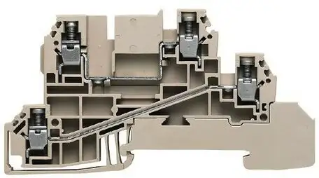 Weidmüller WDL 2.5/L/L Dreileiter Klemme