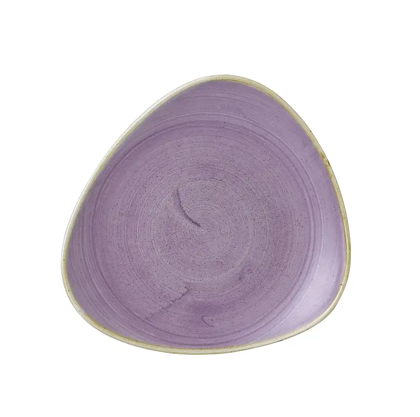 Churchill, Stonecast : Lavender - Teller flach dreieckig, 24,5 cm