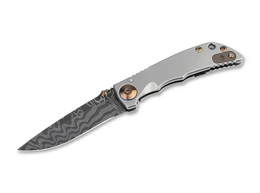 Spartan-Harsey Folder 3.25 Chad Nichols Damascus Bronze