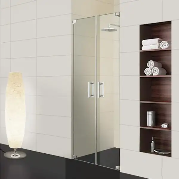 Sprinz Achat R Plus Pendeltüren in Nische ESG kristall hell / chrom 120x 200 (AR22.0)