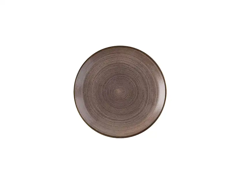 Churchill, Stonecast Raw : Brown Vellum - Teller flach Coup, 28,8 cm