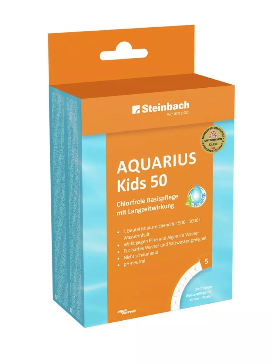 Steinbach Aquarius KIDS 50 ml - Wasserpflegemittel gegen Algenwachstum