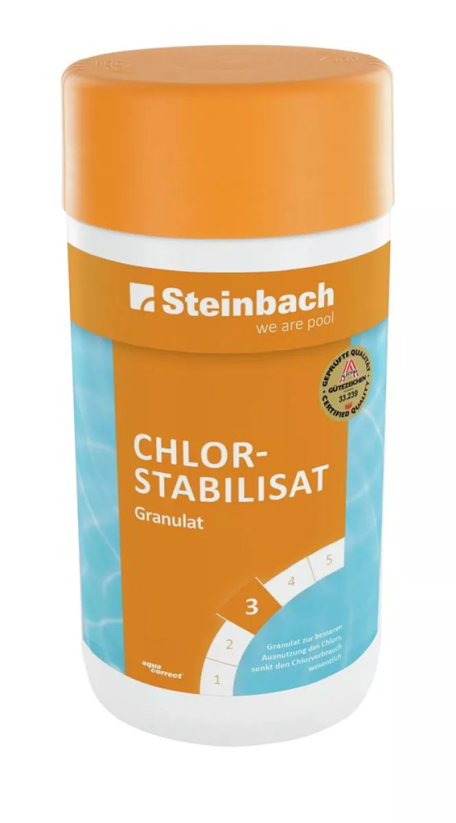 Steinbach Chlorstabilisat Granulat 1 kg Wasserpflegemittel
