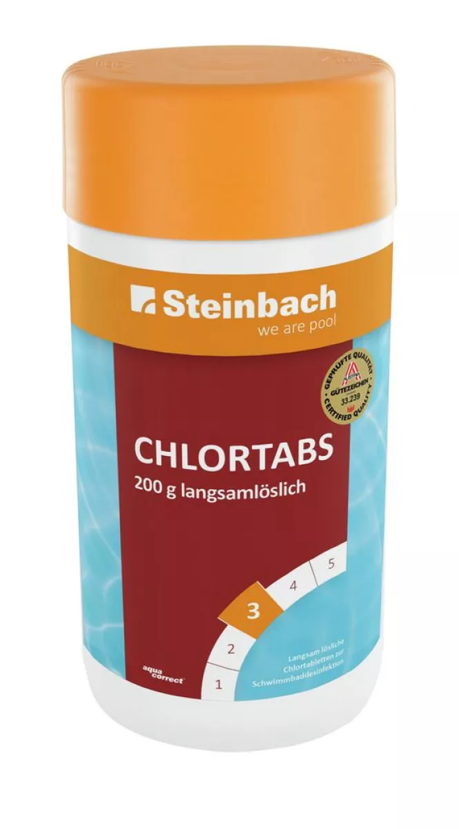 Steinbach Wasserpflege Chlortabs 200g langsamlöslich 1 kg