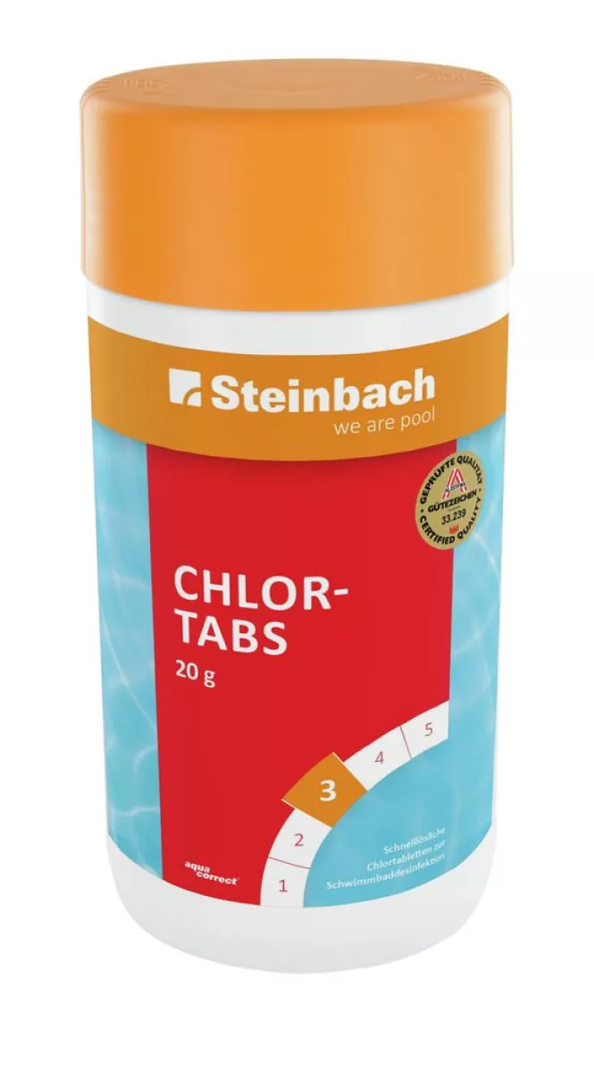 Steinbach Chlortabs 20g Schnelllösliche Chlortabletten 1 kg