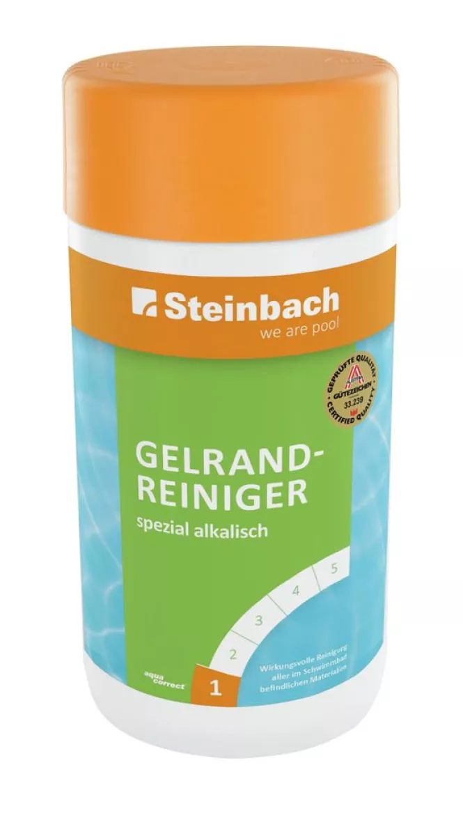 Steinbach Gelrandreiniger alkalisch 1 L - perfekt für die Grundreinigung