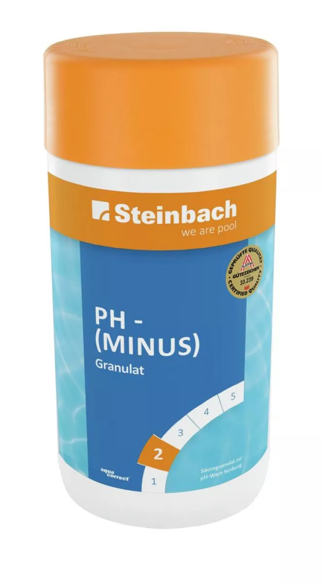 Steinbach pH-(minus) Granulat 1,5 kg - Zur Senkung des pH-Wertes