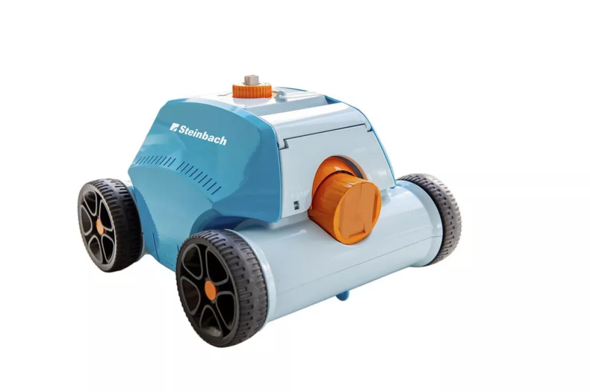 Steinbach Poolrunner Bodensauger kabellos Battery+ mit LED-Anzeige