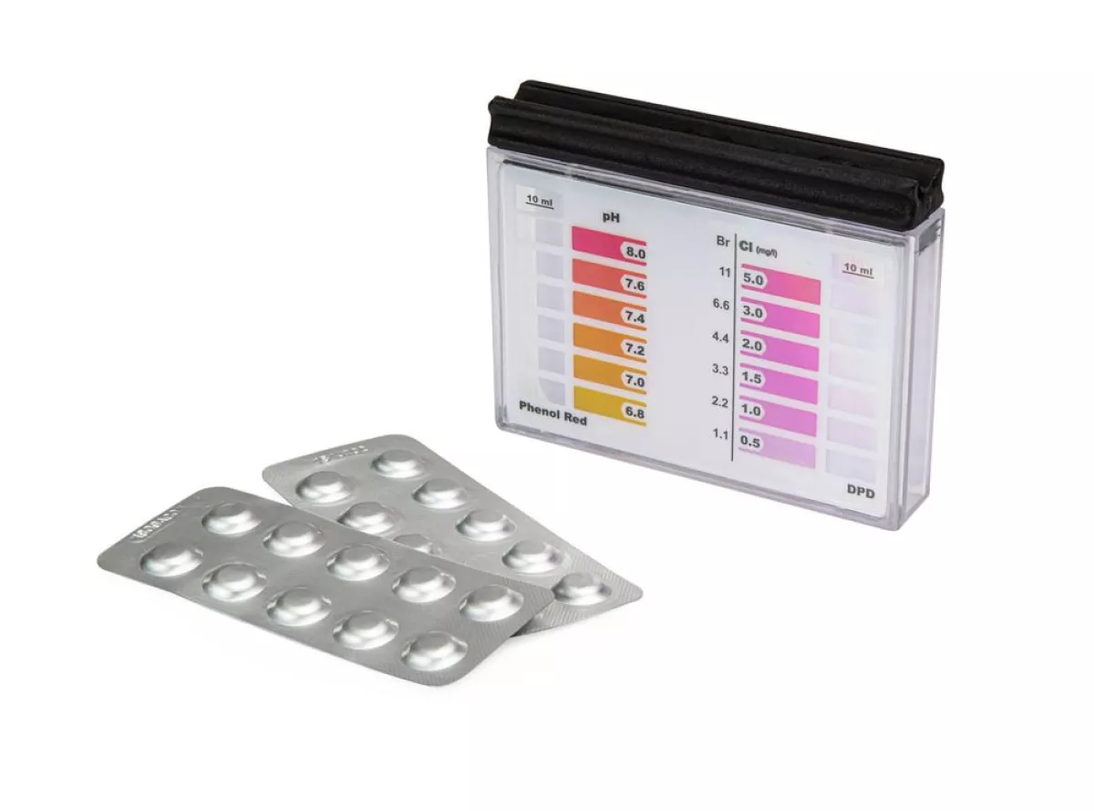 Steinbach Testkit für pH-Wert und freies Chlor je 10 Tabletten - Komplettes Set