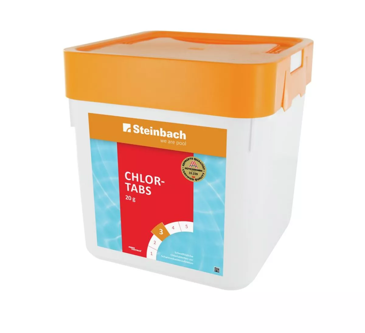 Steinbach Chlortabs 20g Schnelllösliche Chlortabletten 5 kg