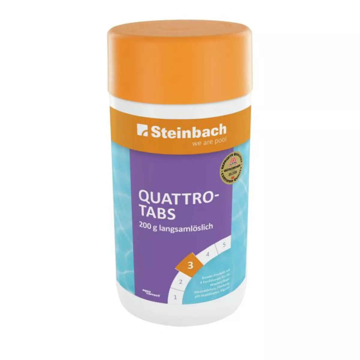 Steinbach Wasserpflegemittel Quattrotabs 200g langsamlöslich - 5kg