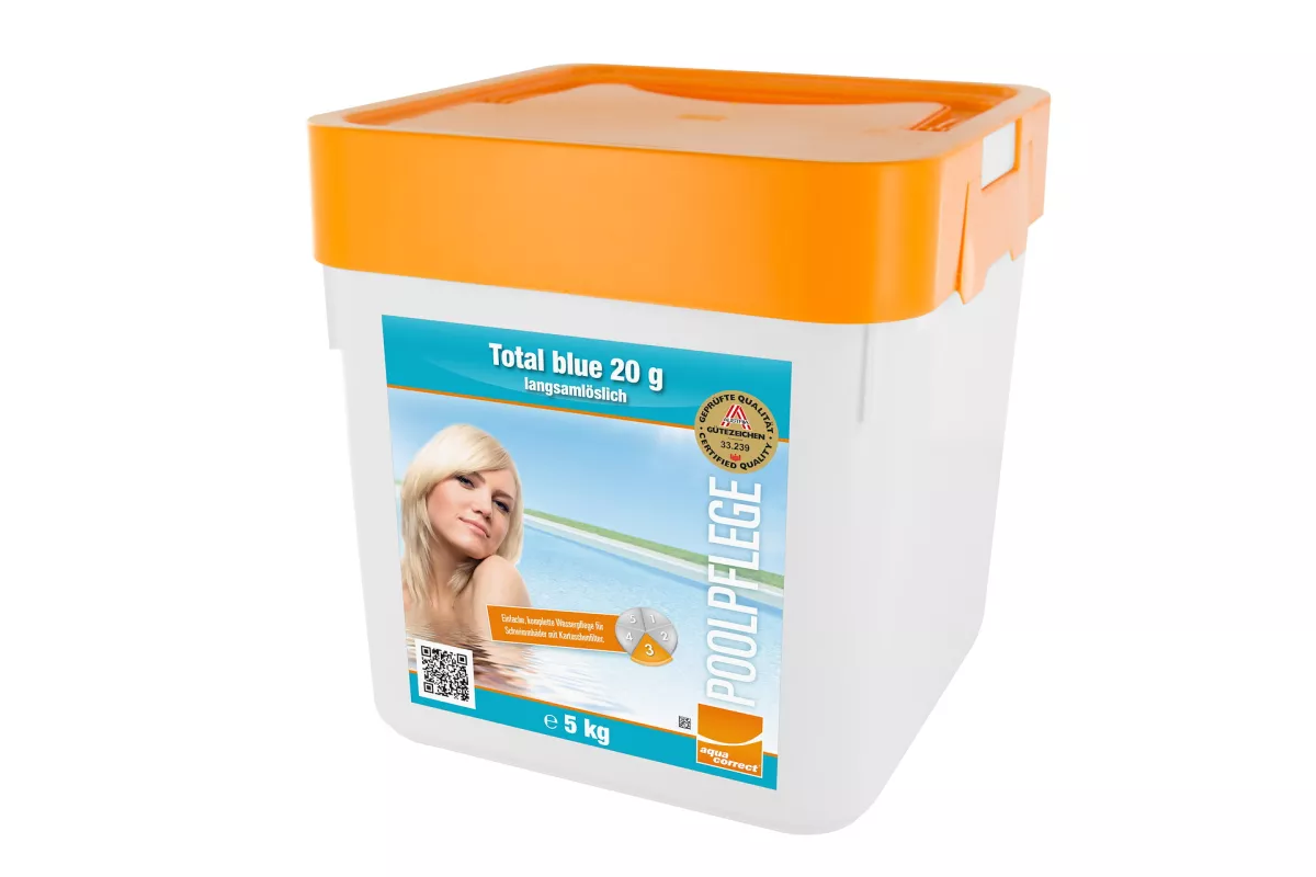 Steinbach Wasserpflegemittel Tabletten Total blue 20g langsamlöslich - 5 kg