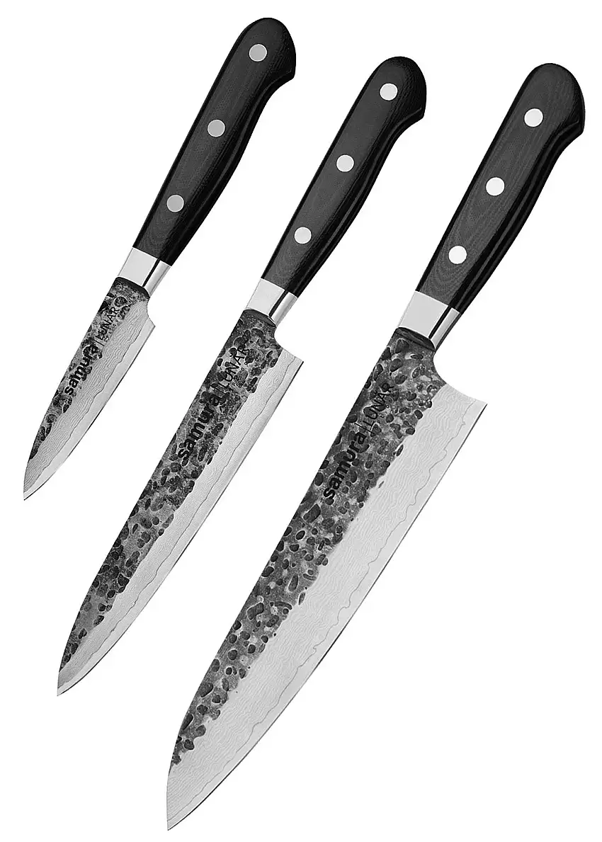 Samura PRO-S LUNAR Set aus 3 Küchenmessern