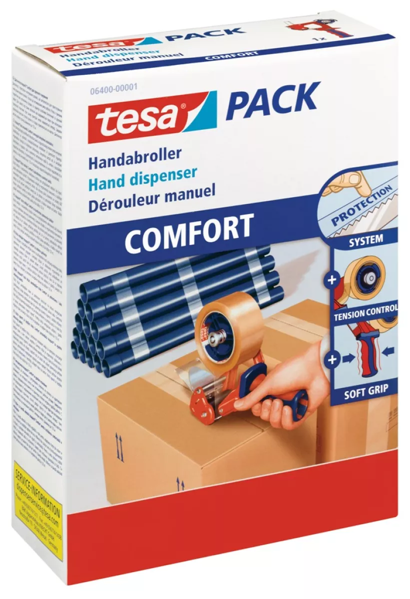 tesa Handabroller Comfort bis 50 mm Breite