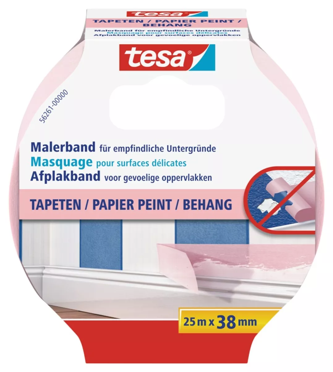 tesa Malerband TAPETEN 25m : 38mm