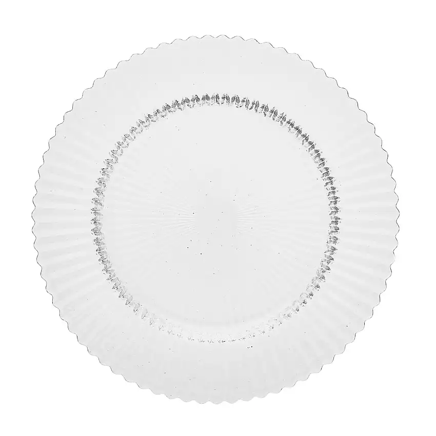 Glasteller flach 27 cm : Archie klar, D: 270 mm, H: 23 mm