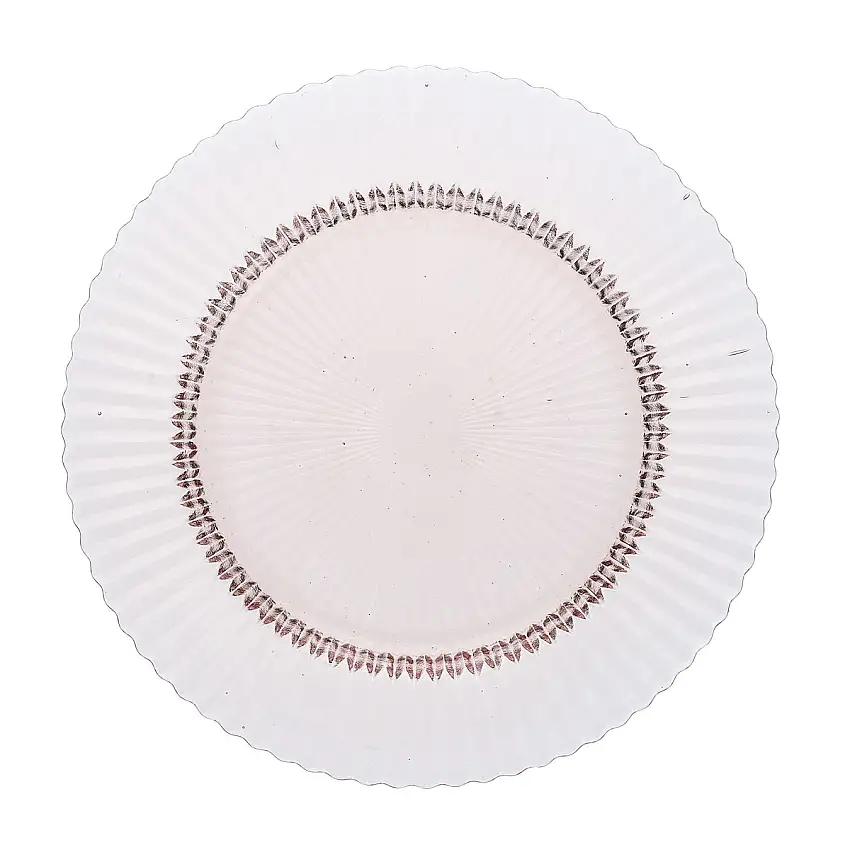 Glasteller flach 27 cm : Archie pink, D: 270 mm, H: 23 mm