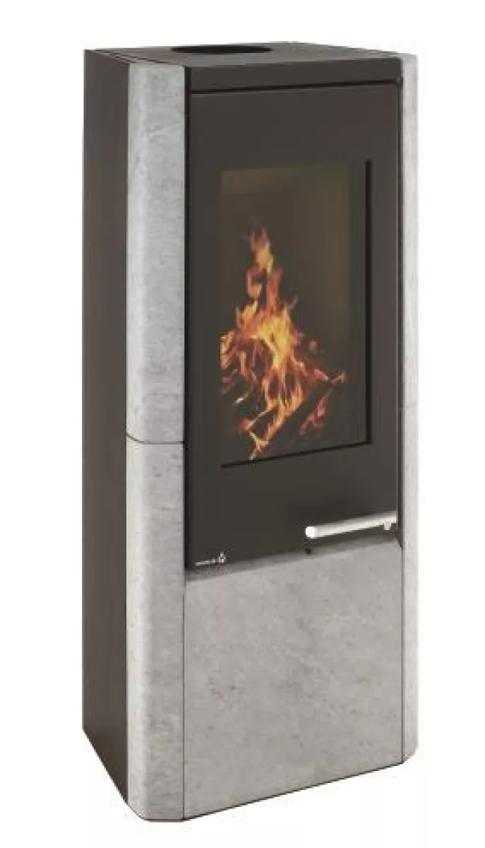 Wamsler Kaminofen Typ11380-Methis Speckstein HxBxT 124,4x50,5x41,7 cm (8 kW)