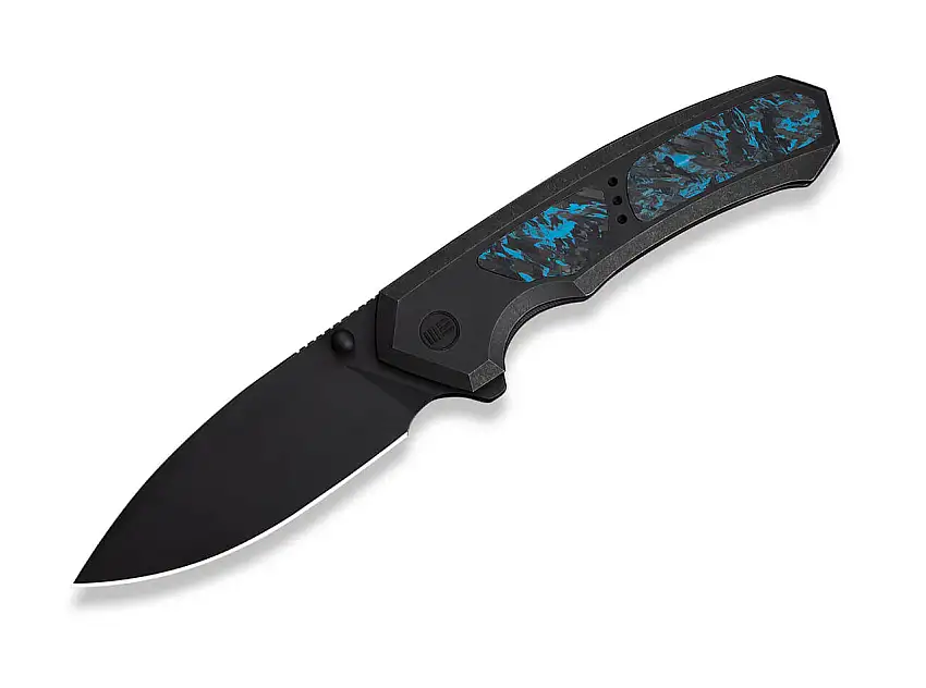 Corwyn M390 Black Ti Blue CF Black Stonewash