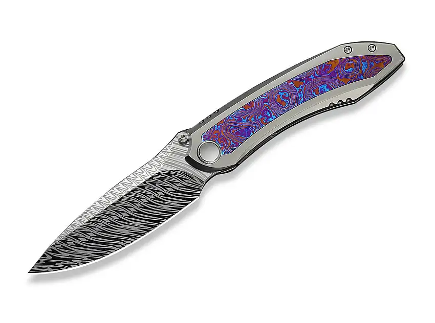 Winsome Damascus Ti Timascus