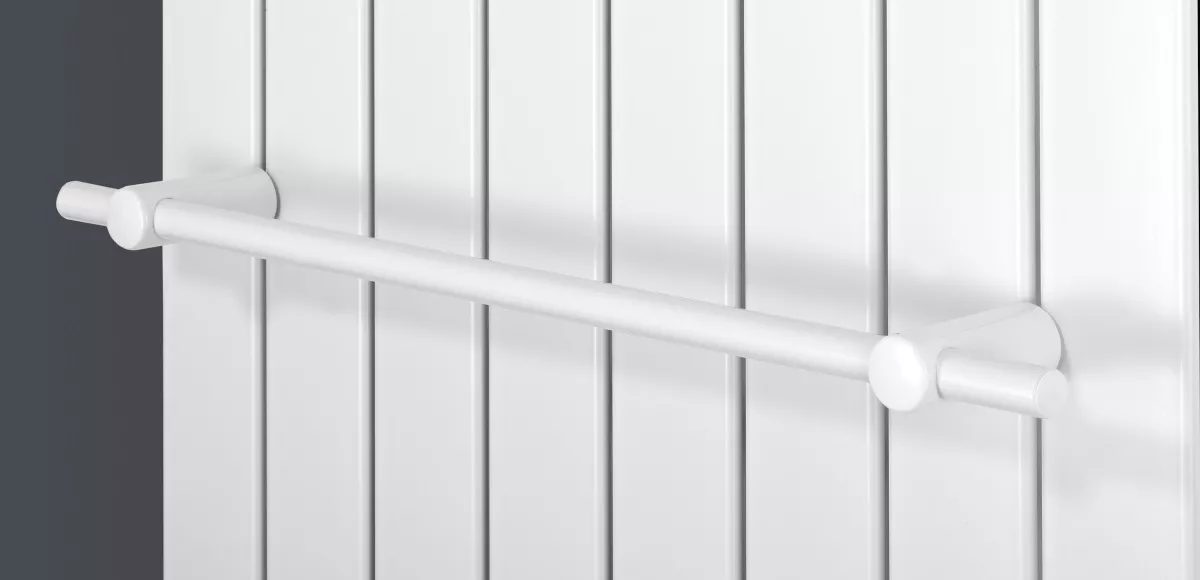 Ximax Design-Heizkörper Zubehör Accessoires Handtuchstange gerade für Paneelheizkörper 670 weiss