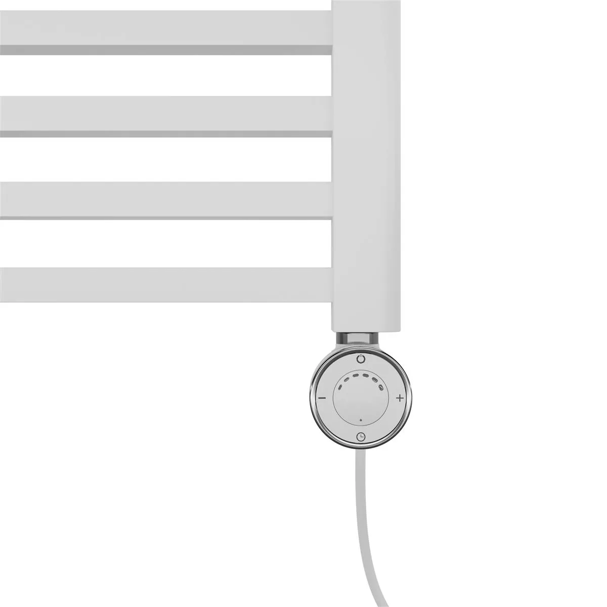 Ximax Design-Heizkörper Zubehör Anschlussarmaturen Heizstab Typ 5 regelt Heizkörper-Oberflächentemperatur und Zusatzfunktionen weiss 600W
