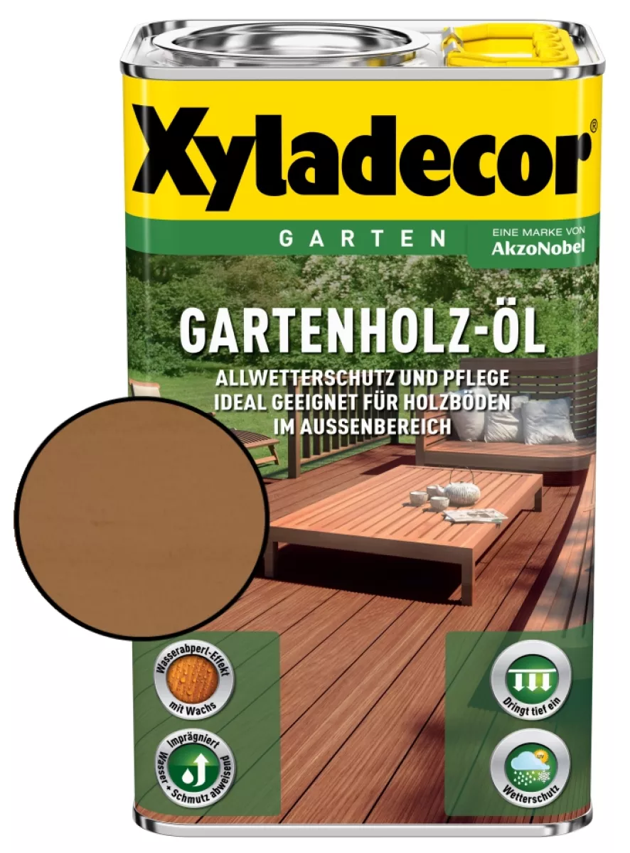 Xyladecor Gartenholz-Öl NATUR Natur Dunkel 2,5 L