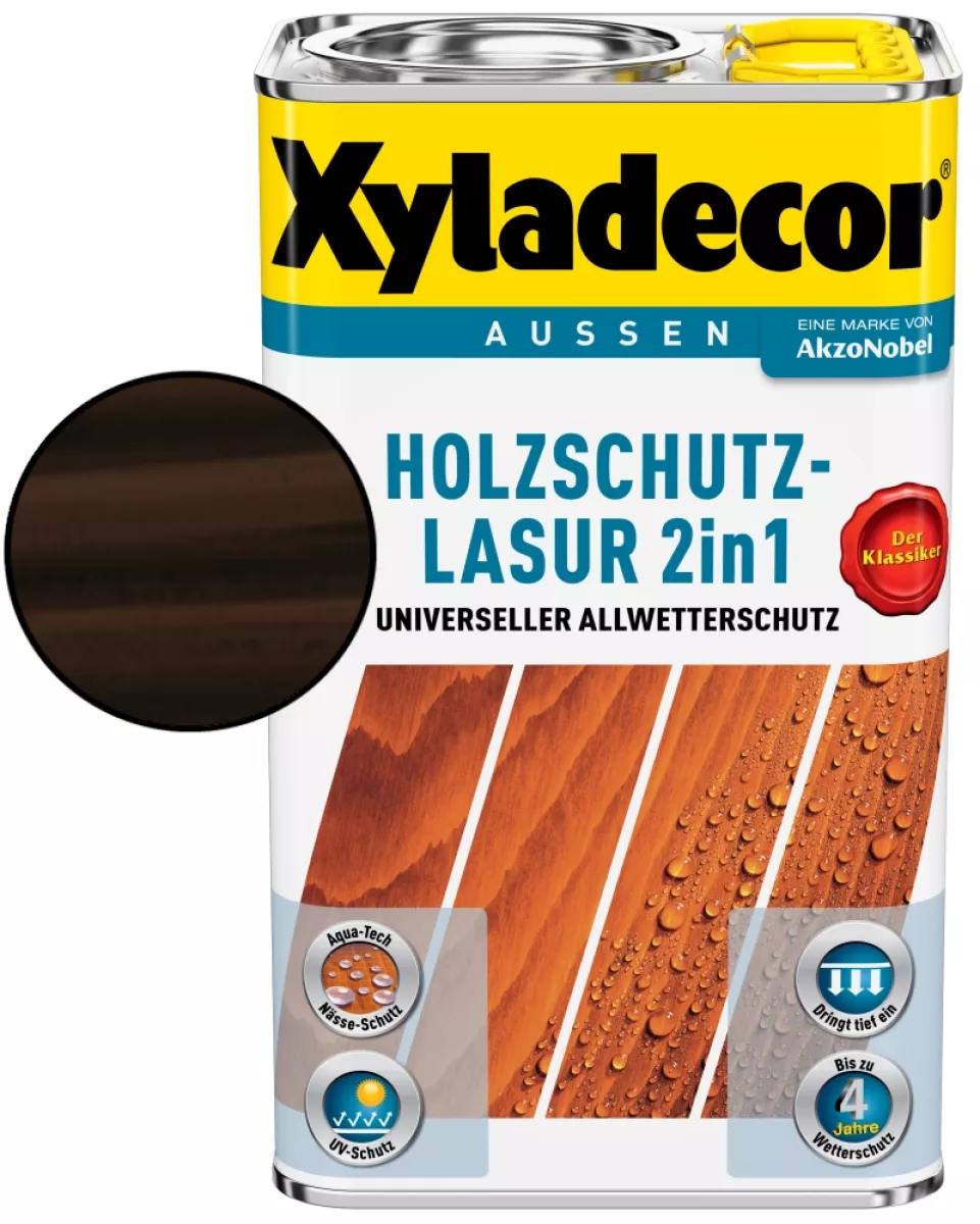 Xyladecor Holzschutzlasur 2in1 Palisander 750 ml